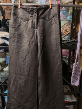elevenses Black Wide Leg Jeans